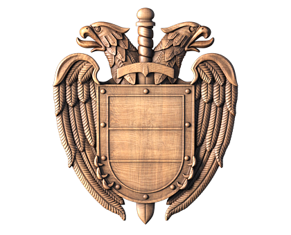 Great emblem of the Federal Guard Service, 3d models (stl)