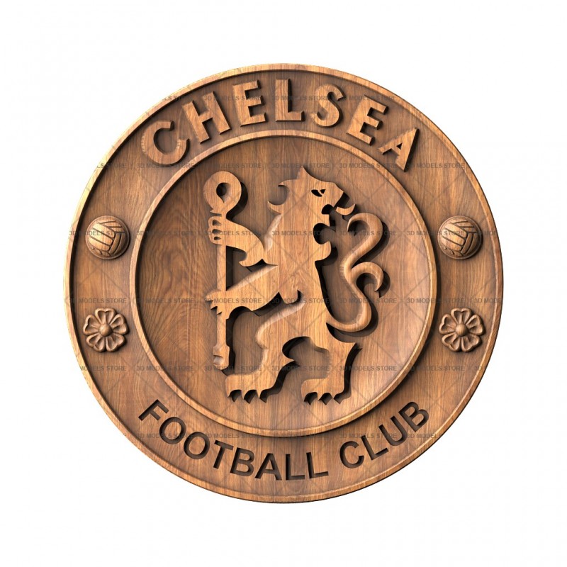 Coat of Arms of Football Club Chelsea - 3d (stl) model, 3d models (stl)