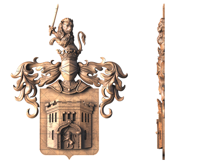 Coats of arms, 3d models (stl)