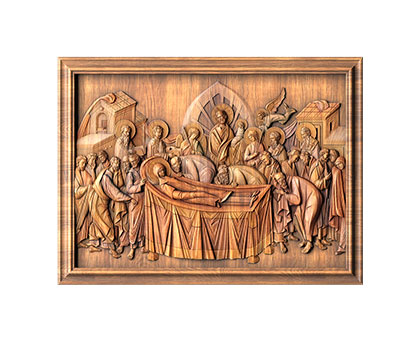 Icon of the Assumption of the Blessed Virgin Mary, 3d models (stl)