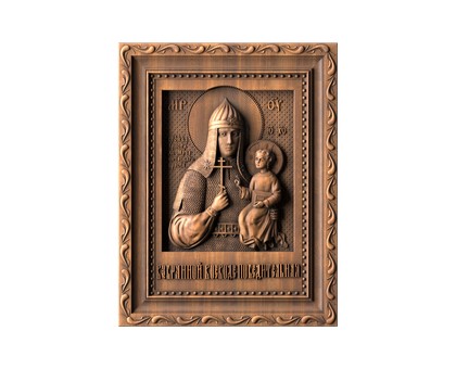 Icon of the Mother of God of Czestochowa, 3d models (stl)