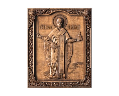 Icon Saint Nicholas of Mozhaisky, 3d models (stl)
