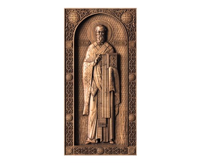 Icon Saint Gregory the Theologian, 3d models (stl)