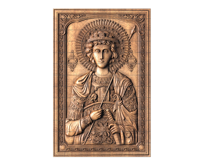 Miraculous Icon of Great Martyr George the Victorious, 3d models (stl)