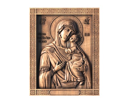 Tolga Icon of the Mother of God, 3d models (stl)