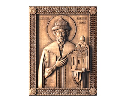 Icon of Vsevolod of Pskov, 3d models (stl)