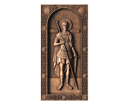 Icon Saint Nikita the Gothic Warrior, 3d models (stl)