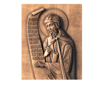 Icon of St. John of Damascus, 3d models (stl)