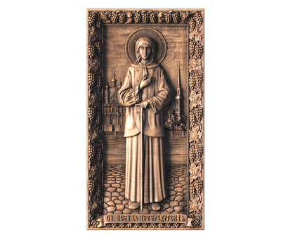 Icon of Blessed Xenia of Petersburg, 3d models (stl)