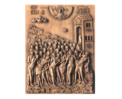 Icon of the Forty Martyrs of Sebaste, 3d models (stl)