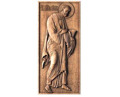 Peter the Apostle Orthodox Icon, Full body, 3d models (stl)