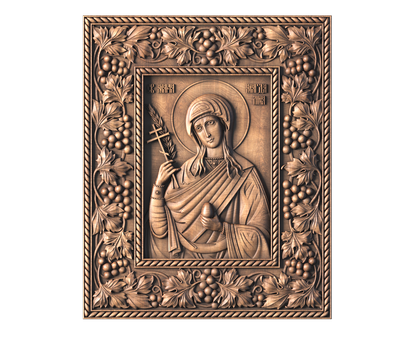 Icon of Saint Mary Magdalene, 3d models (stl)