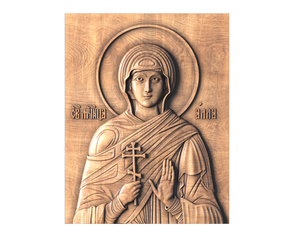 Holy Martyr St Alla Gotfskaya, 3d models (stl)