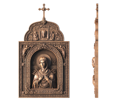 Icon of the Mother of God Seven-shot, 3d models (stl)