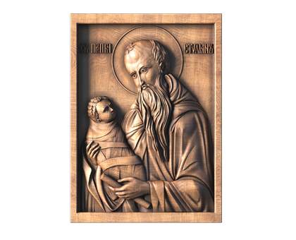 Orthodox Holy Icons - Saint Stylianos the Protector of Children, 3d models (stl)