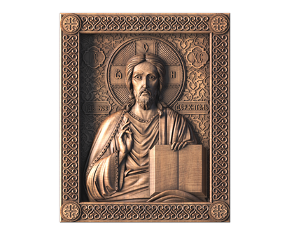 The Lord Almighty - Icon of the blessing Lord, 3d models (stl)