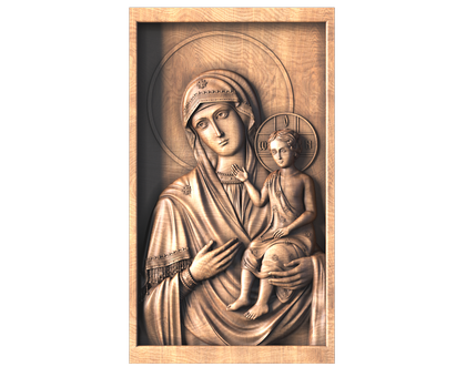 Icon of Education - Savior Image of the Most Holy Theotokos, 3d models (stl)