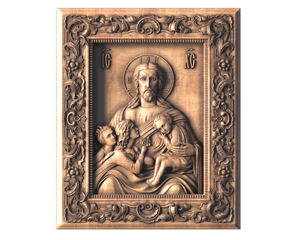 Icon Jesus Christ, 3d models (stl)