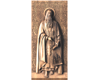 Icon of St. Isaac of Dalmatia, 3d models (stl)