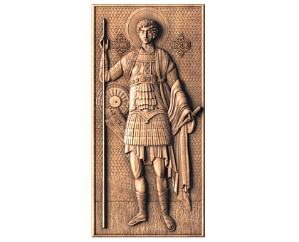 Icon of St. George the Victorious, 3d models (stl)