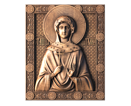 Icon of Saint Natalia, 3d models (stl)