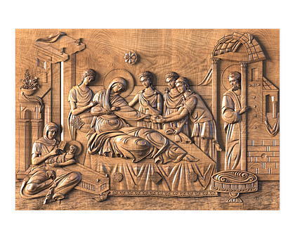 Nativity of the Blessed Virgin Mary, 3d models (stl)