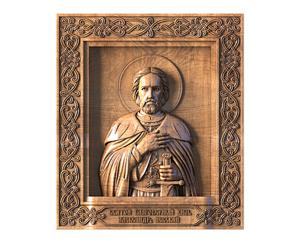 Holy and Pious Prince Alexander Nevsky, 3d models (stl)