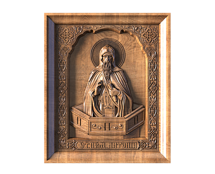 Icon of Saint Anthony, 3d models (stl)