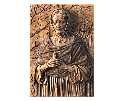 Icon of Xenia of St. Petersburg, 3d models (stl)