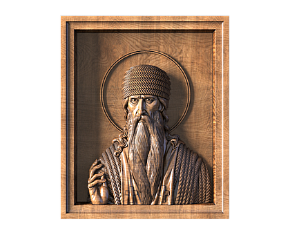 Icon of the Venerable Paul of Thebes, 3d models (stl)