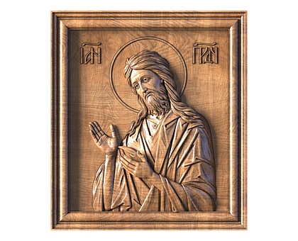 Icons of John the Baptist (the Forerunner), 3d models (stl)