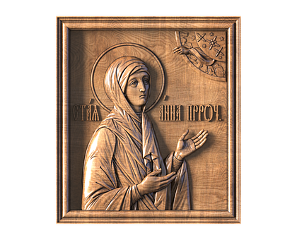 Icon of Saint Anna the Prophetess, 3d models (stl)