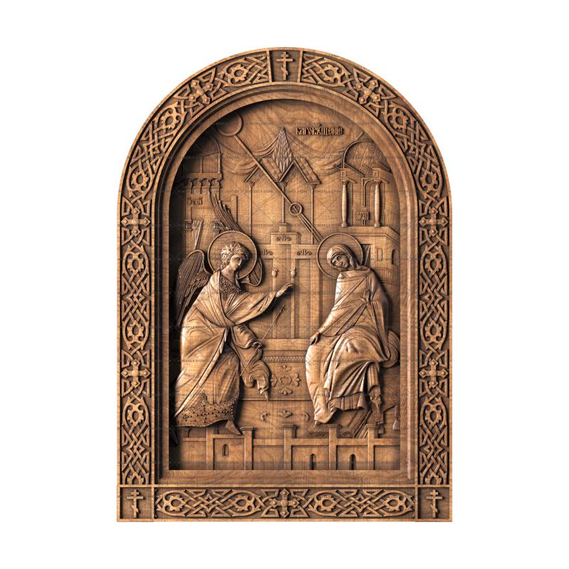 Icon The Annunciation, 3d models (stl)
