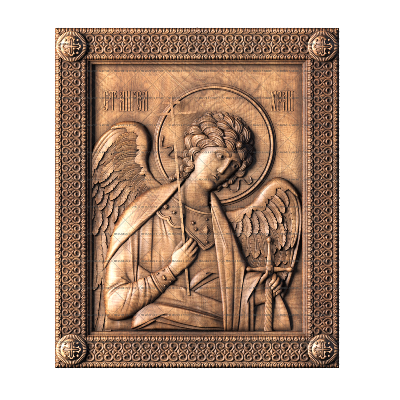Icon of the Holy Guardian Angel, 3d models (stl)
