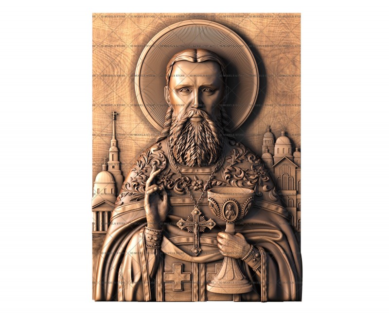 Icons of John of Kronstadt, 3d models (stl)