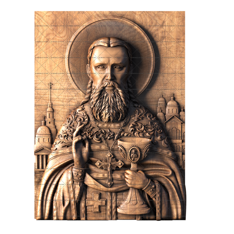 Icons of John of Kronstadt, 3d models (stl)