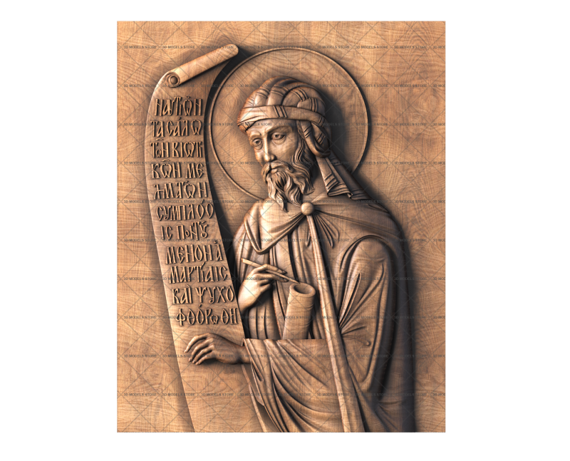 Icon of St. John of Damascus, 3d models (stl)