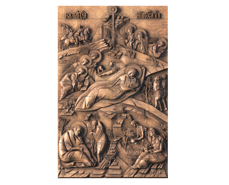 The Icon of the Nativity, 3d models (stl)