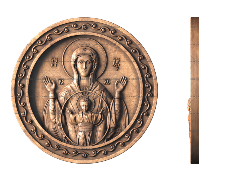 Icons of the Mother of God, 3d models (stl)