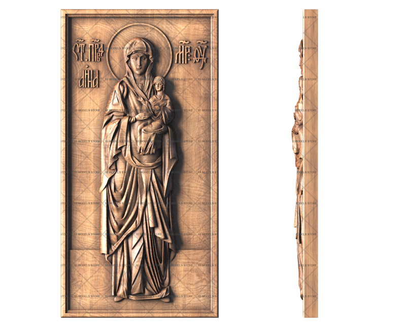 Holy Righteous Anna, mother of the Blessed Virgin Mary, 3d models (stl)