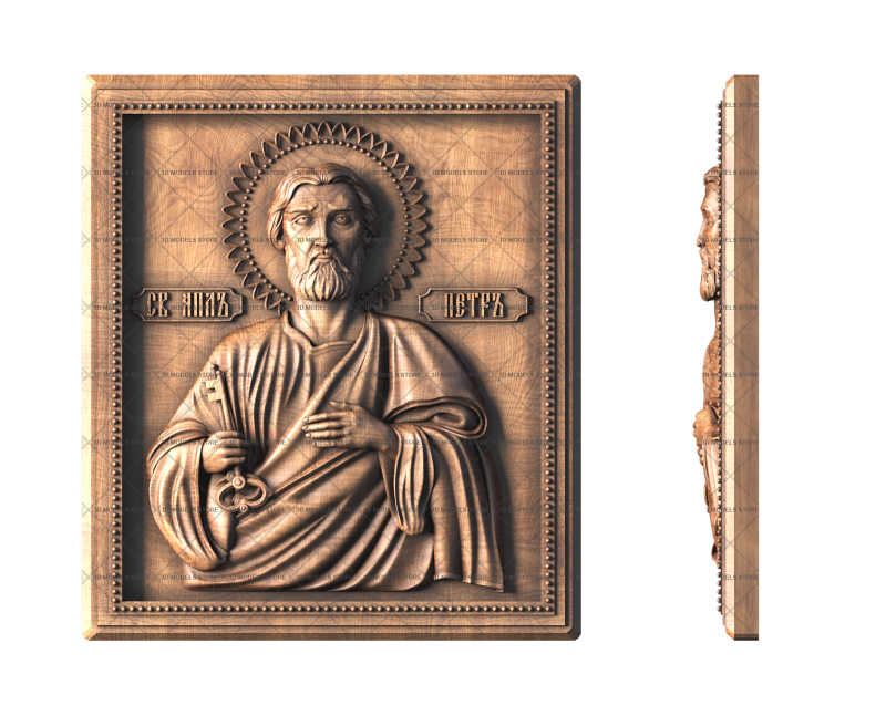 Icon of the Apostle Peter, 3d models (stl)