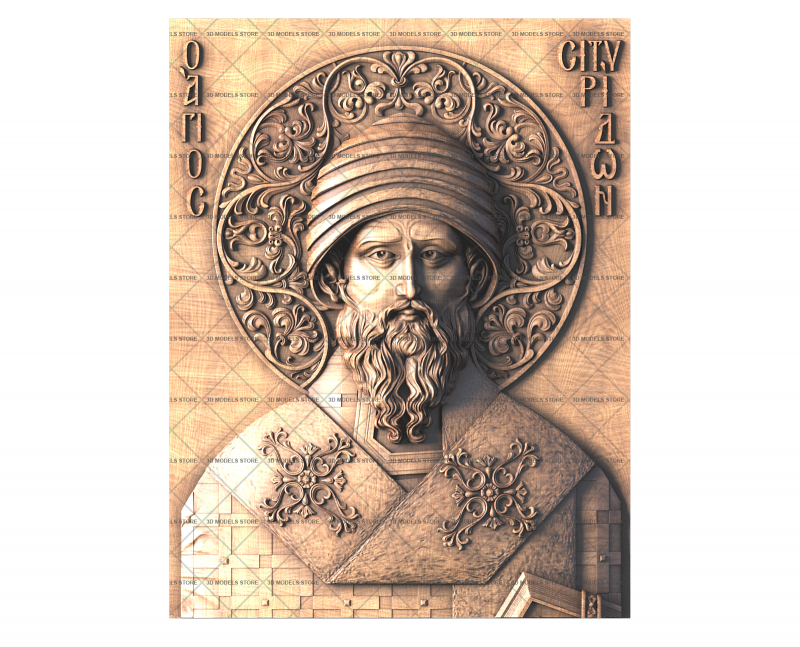 Icon St. Spyridon of Trimythous, 3d models (stl)