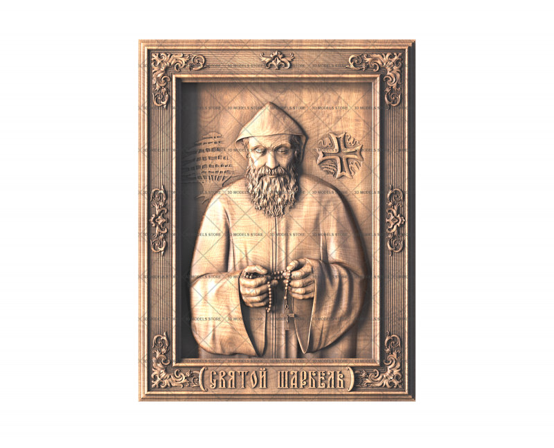 Icon Saint Sharbel, 3d models (stl)