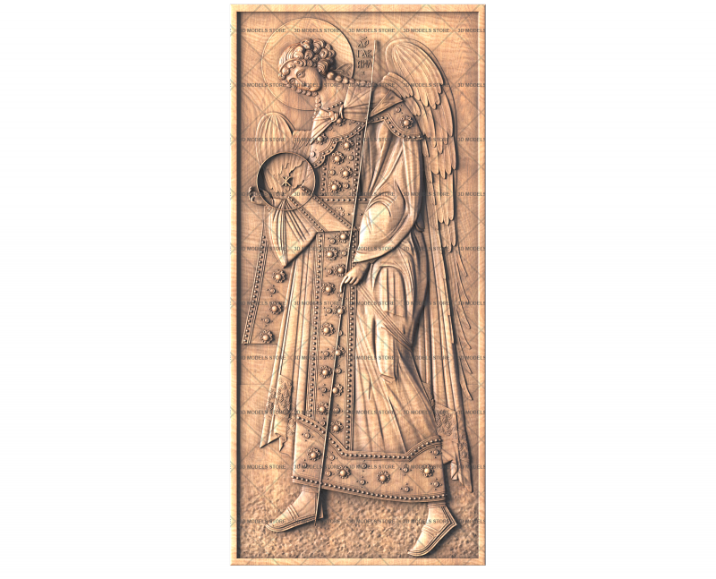 Icon Full-figure icon of Archangel Gabriel, 3d models (stl)