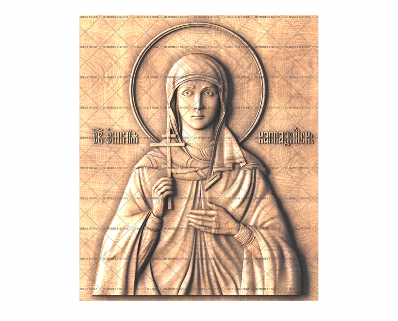 Icon of St. Emilia of Caesarea (Cappadocia), Venerable, 3d models (stl)