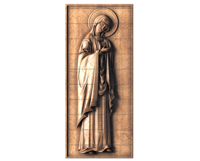 Icon Saint Mary Magdalene, 3d models (stl)