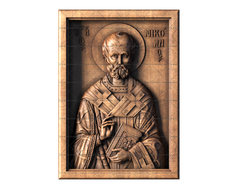 Saint Nicholas the Wonderworker, 3d models (stl)
