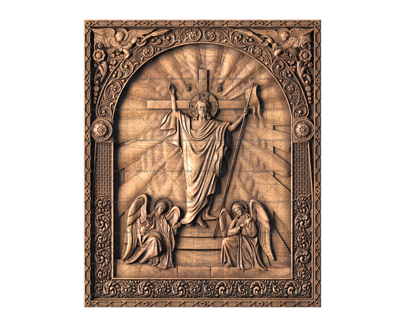 Icons of the Ascension of Christ, 3d models (stl)