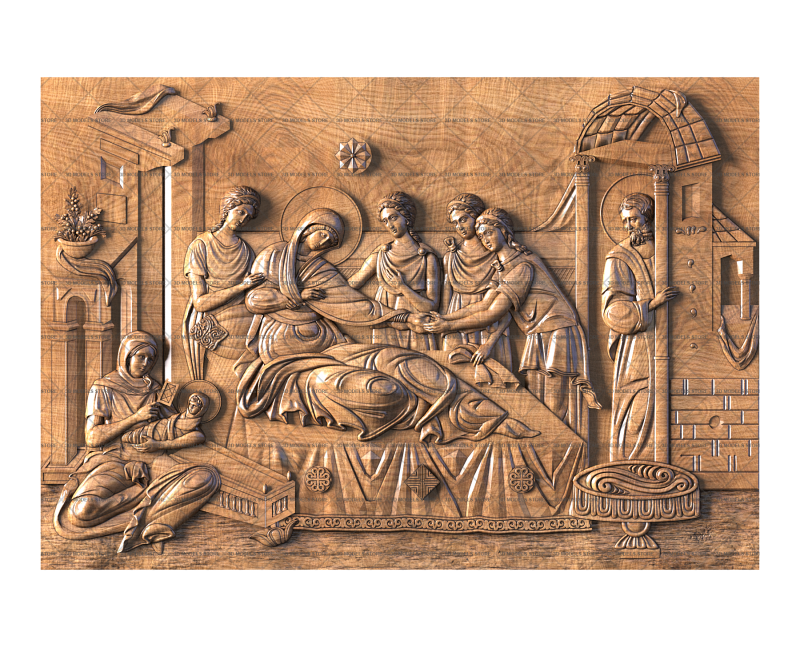 Nativity of the Blessed Virgin Mary, 3d models (stl)