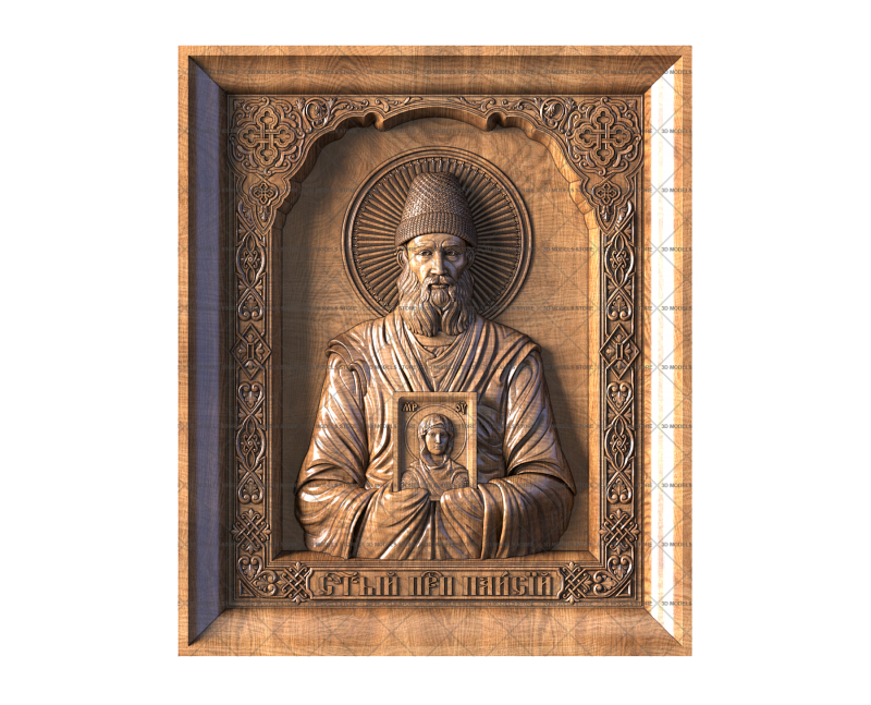 Saint Paisios the Athonite, 3d models (stl)